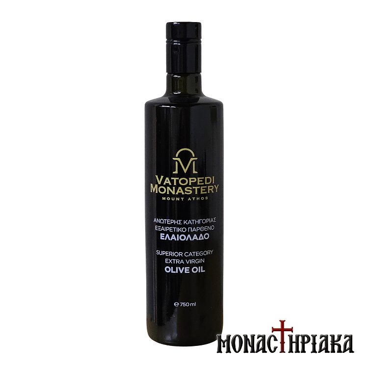 Extra Virgin Olive Oil of the Vatopedi Holy Great Monastery - 750 ml.