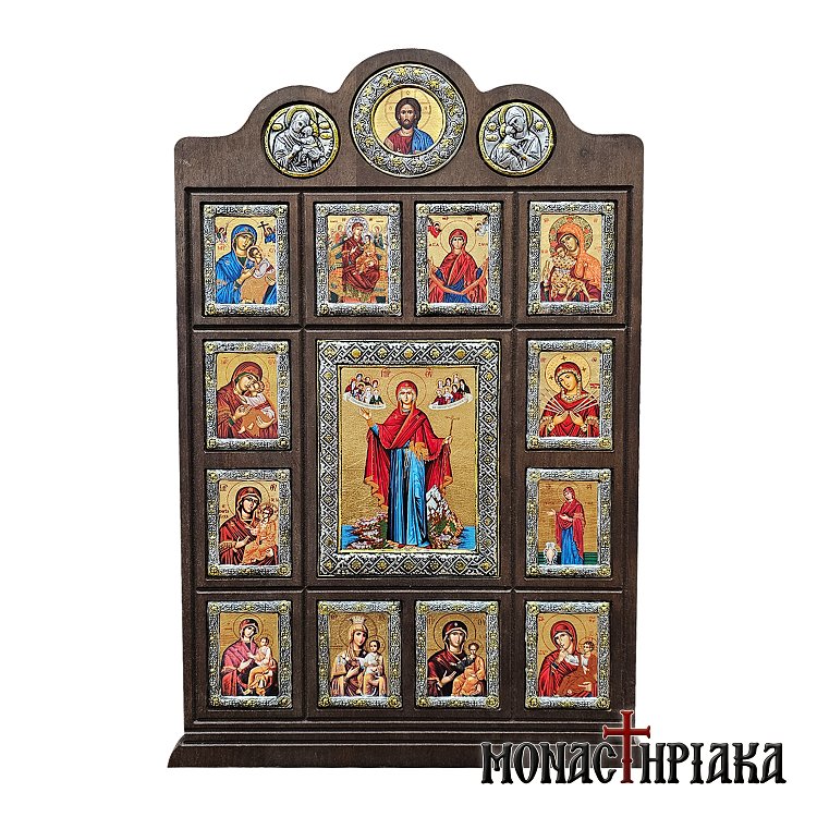 Multi-thematic with Virgin Mary from Mount Athos