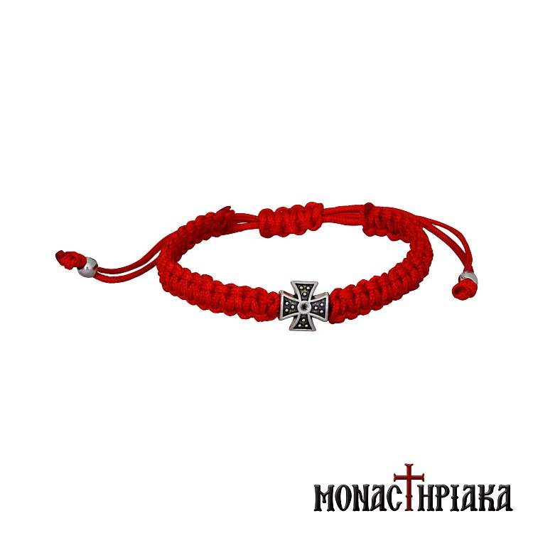 silk-bracelet-with-cross-from-mount-athos