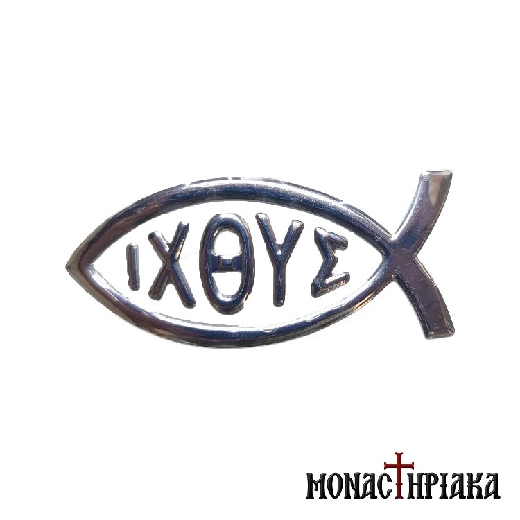 Sticker with Ichthys
