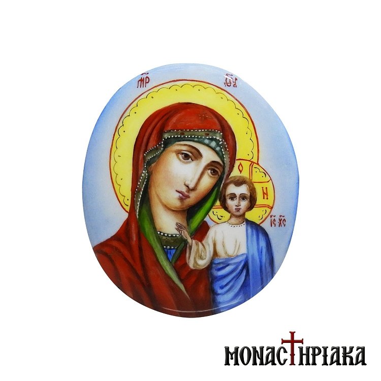 Enamel Virgin Mary of Kazan