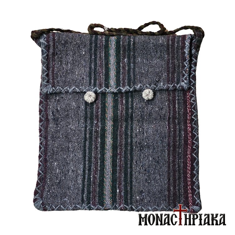 Monk Handwoven Bag in Gray Color