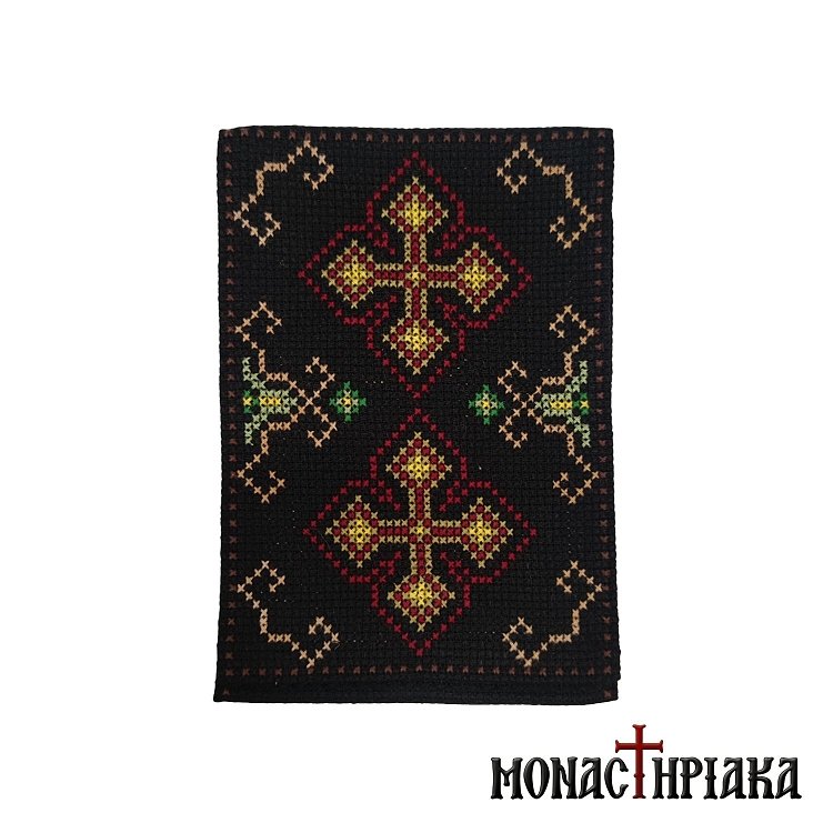 Knitted Neck Wallet Red - Yellow