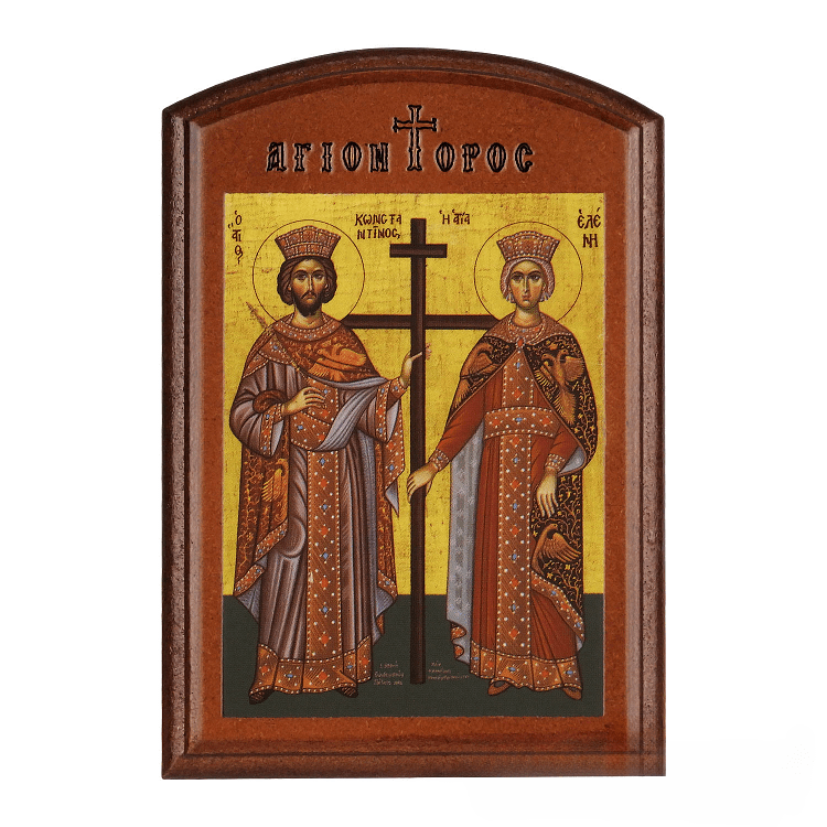 Icon with Saint Constantine and his Mother Saint Helen