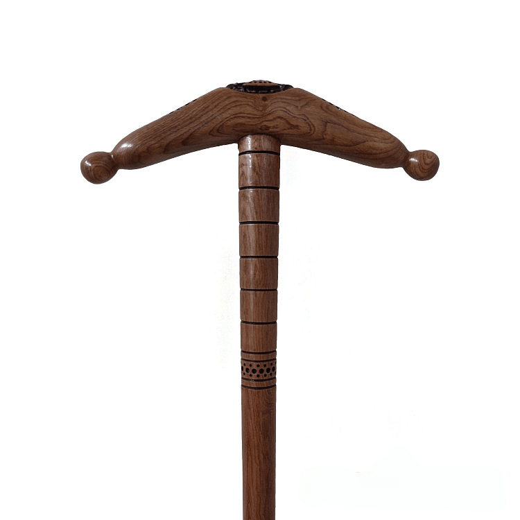 Walking Stick with Carved Decoration