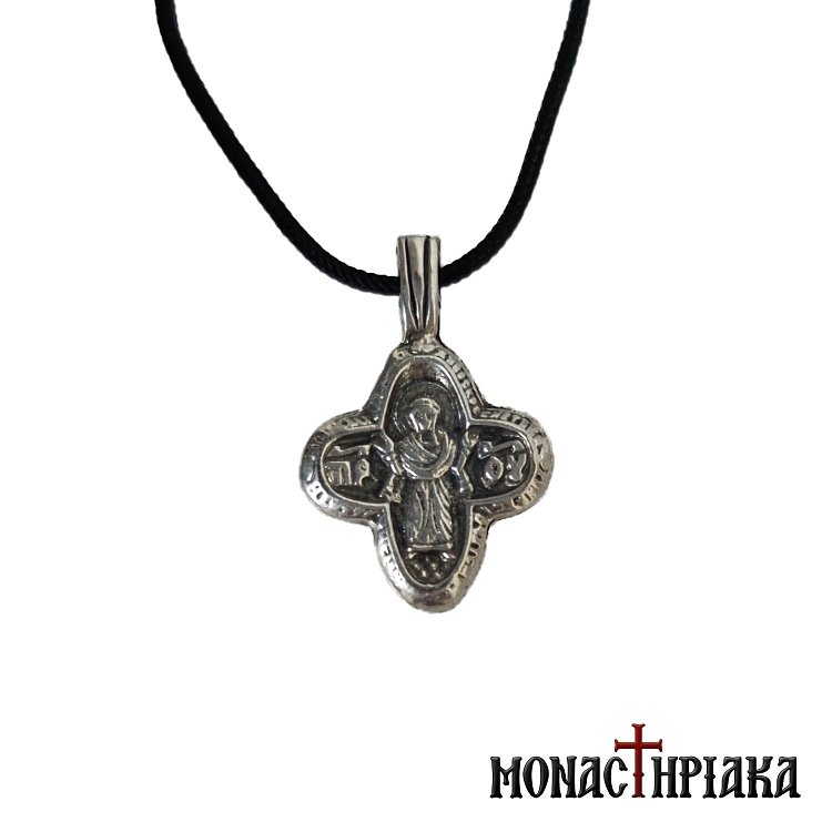 Μεταλλικός Σταυρός Λαιμού Αγία Σκέπη