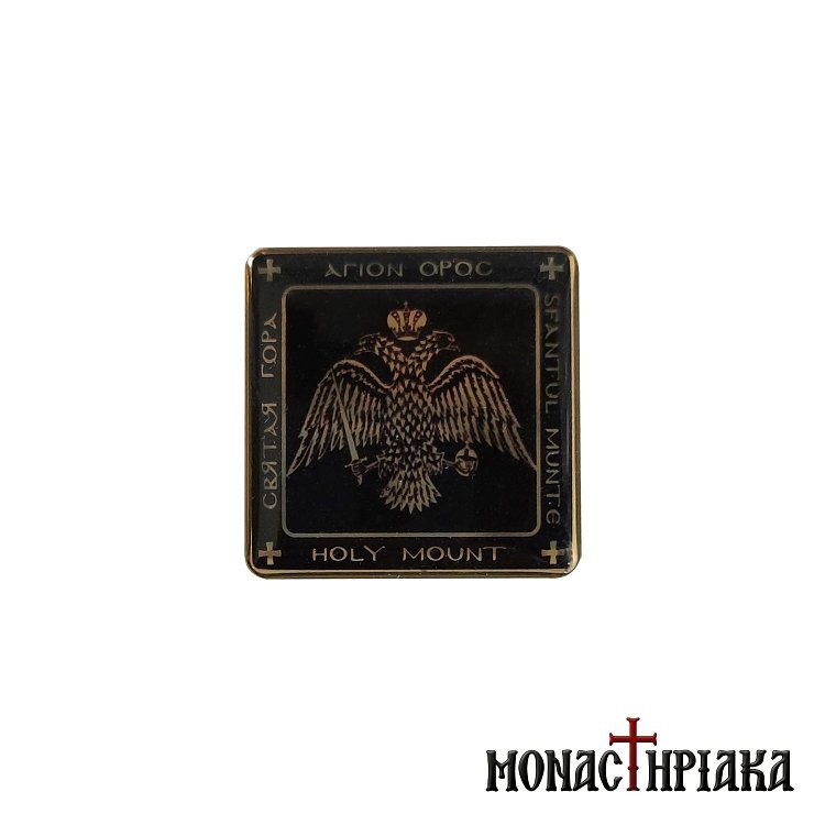 Sticker with the Two Headed Eagle