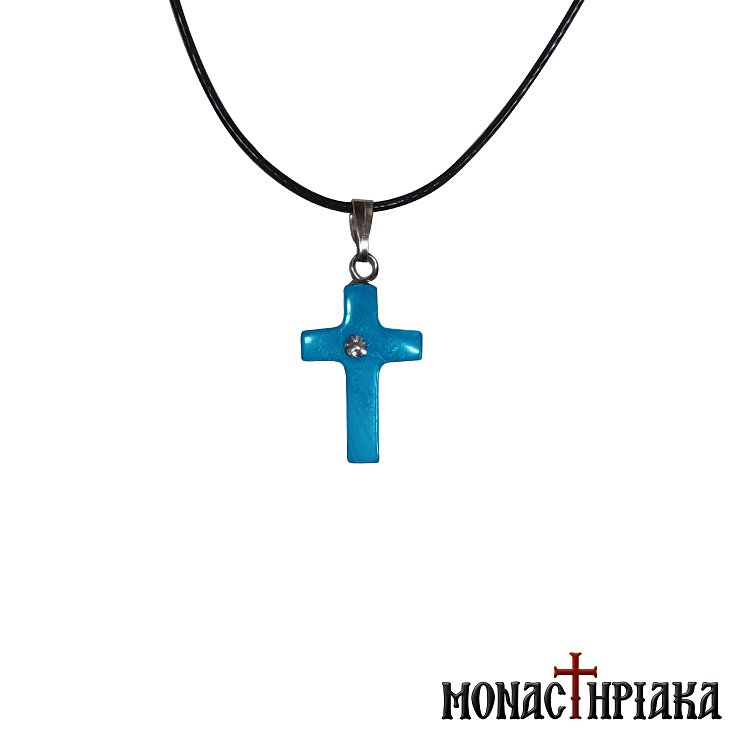 Small Cross for the Neck with Cord