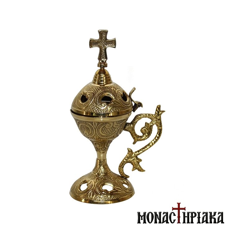 Home Censer Gold Colored