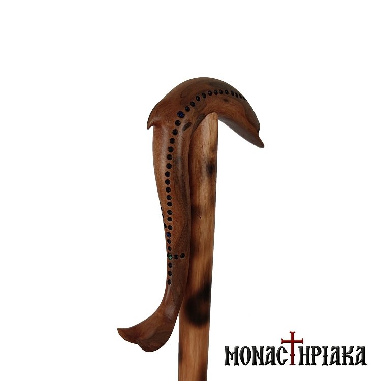 Μπαστούνι με Λαβή σε Μορφή Δελφινιού