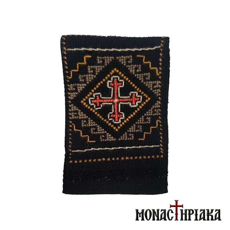 Knitted Neck Wallet Red - Gray