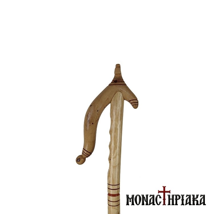 Μπαστούνι με Κυρτή Λαβή και Σταυρό