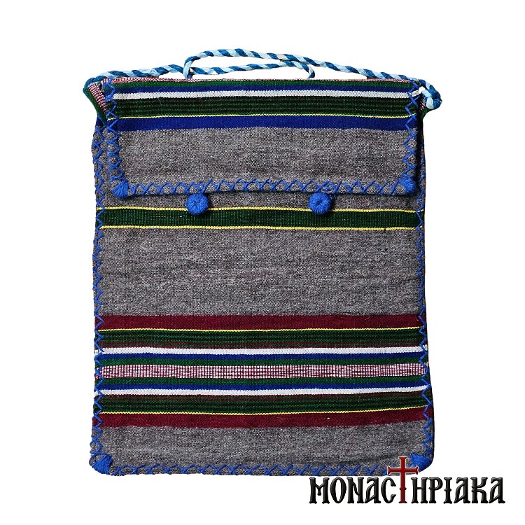 Monk Handwoven Bag with Multicolored Patterns