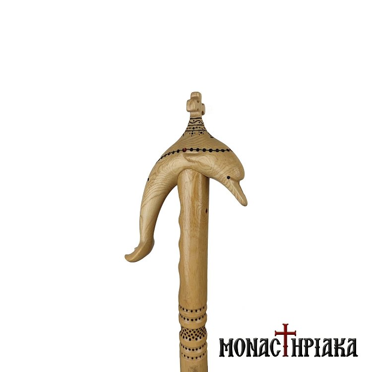 Walking Stick with Shape of a Dolphin