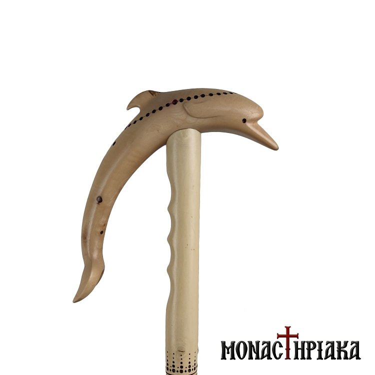 Μπαστούνι με Λαβή σε Μορφή Δελφινιού