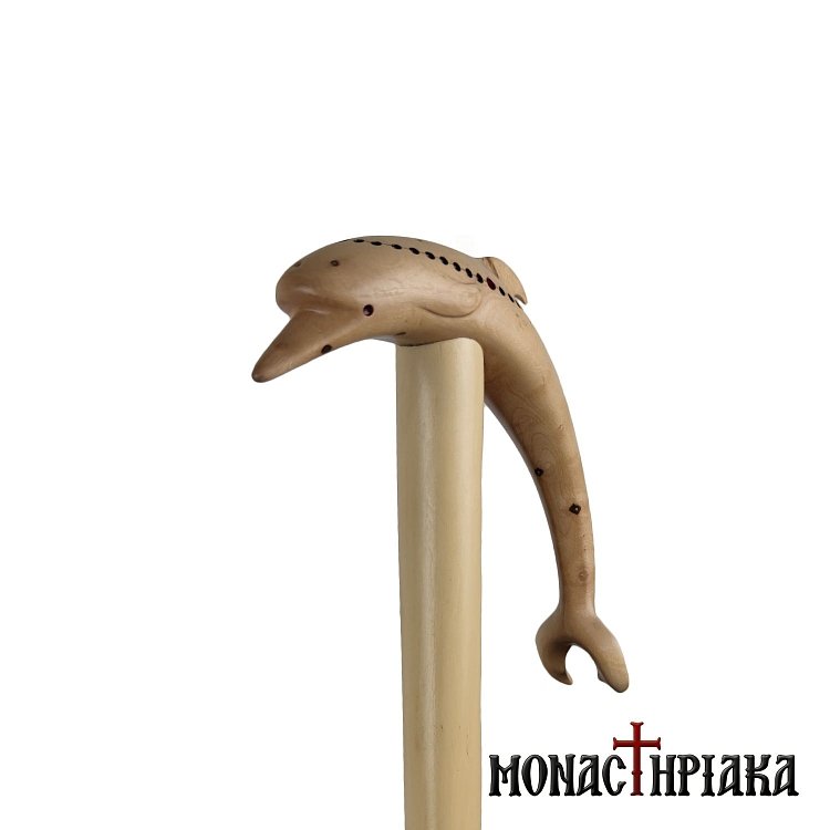 Μπαστούνι με Λαβή σε Μορφή Δελφινιού