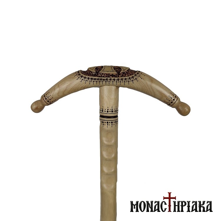 Walking Stick with Carved Decoration