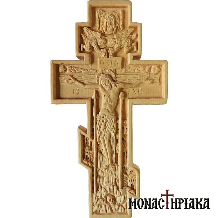 Ξυλόγλυπτος Σταυρός Ευλογίας