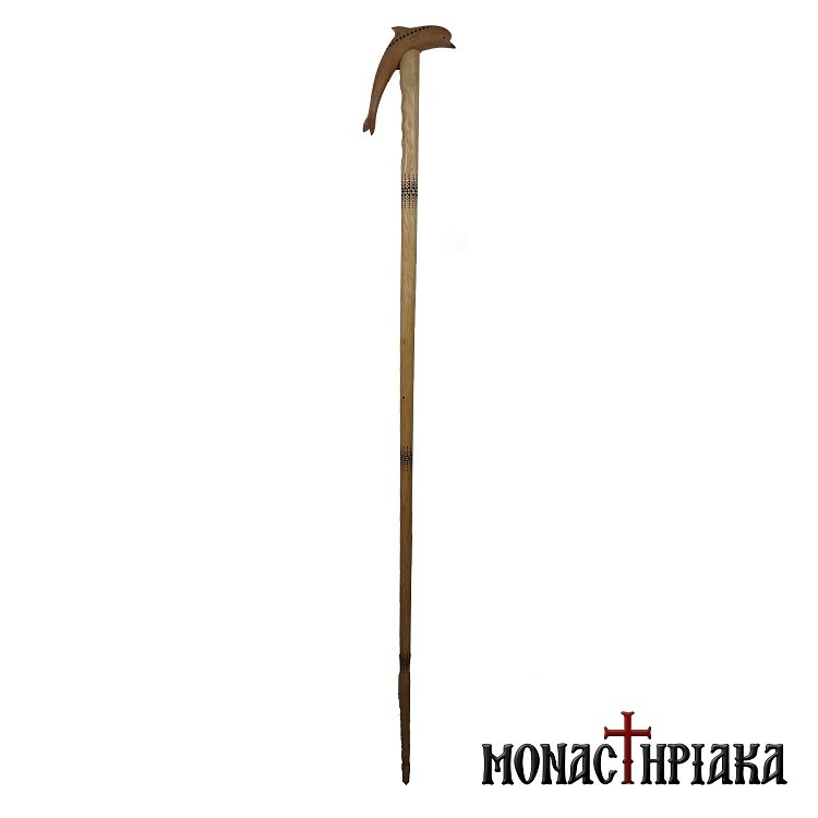 Walking Stick with Shape of a Dolphin