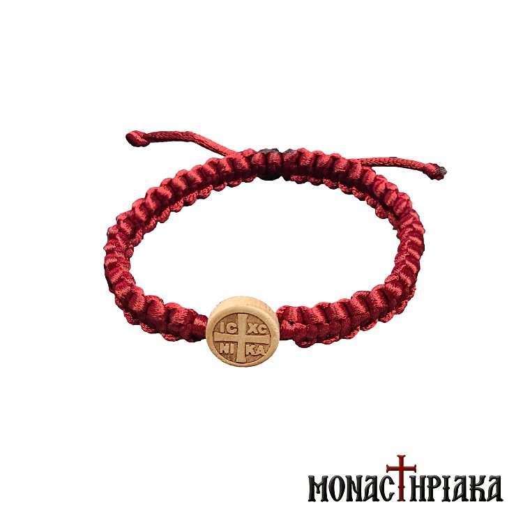 Macrame Bracelet with IC XC NIKA