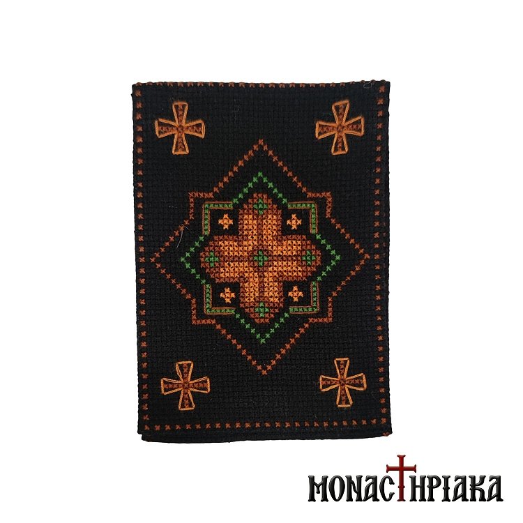 Knitted Neck Wallet Brown - Orange