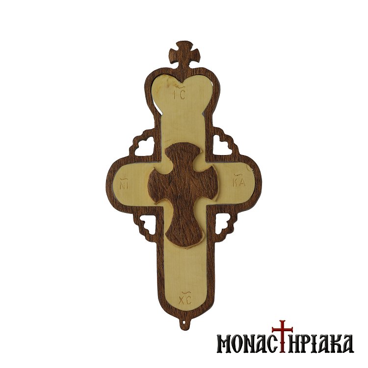 Hand Carved Wooden Cross