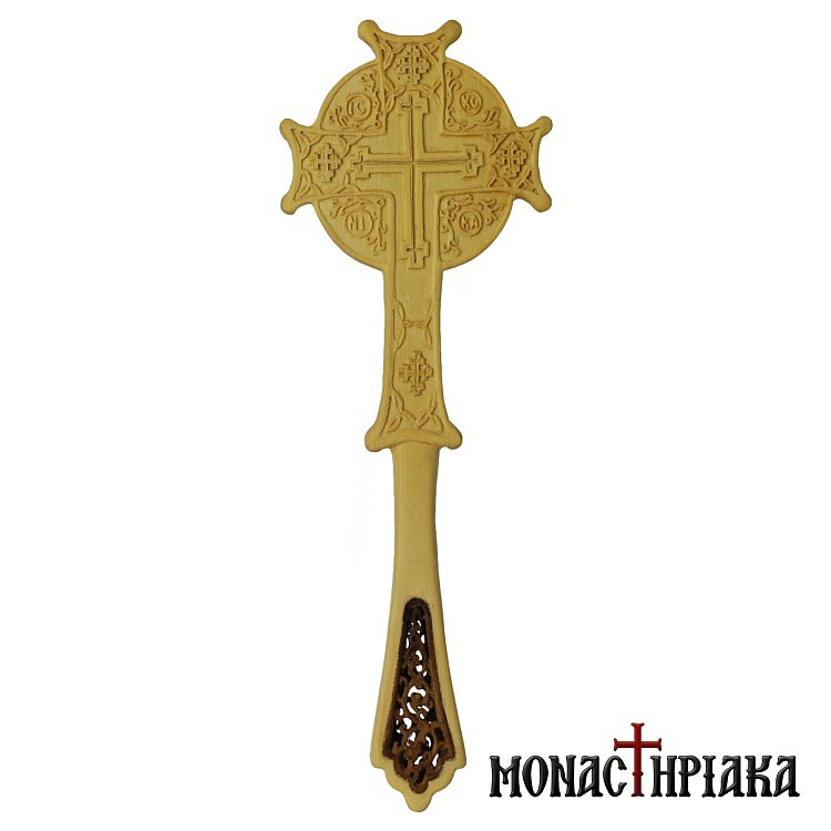 Ξυλόγλυπτος Σταυρός Ευλογίας