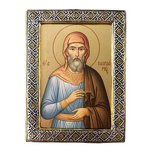 Saint Mardarius Handmade Silver Icon