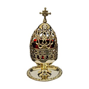 Brass Standing Vigil Lamp