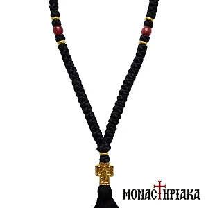 100-Knot Prayer Rope with Virgin Mary and Cross
