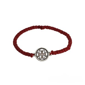 Prayer Rope for the Wrist with Silver Cross
