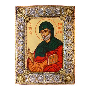 Saint Dionysius of Zakynthos Handmade Silver Icon