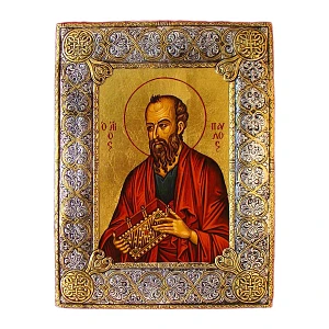 Apostle Paul Handmade Silver Icon