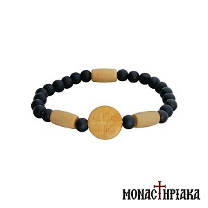 Wooden Bracelet with the Christogram IC XC NIKA