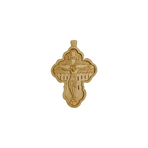 Hand Carved Wooden Cross