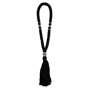 50knot Prayer Rope with Metallic Bead IC XC NIKA