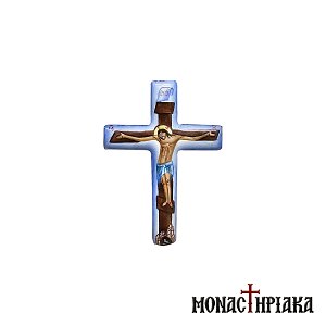 Enamel Cross with the Crucifix