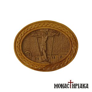 Ξυλόγλυπτη Πόρπη