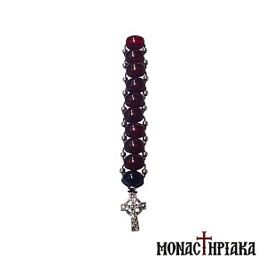 Small Prayer Rope with Brown Beads