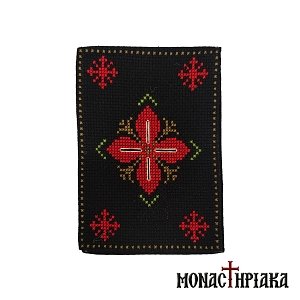 Knitted Neck Wallet Red