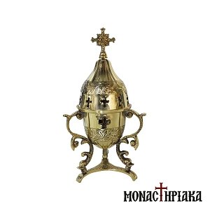 Standing Vigil Lamp in Gold