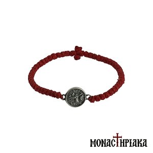 Κομποσκοίνι Κερωμένο για τον Καρπό με τον Άγιο Γεώργιο