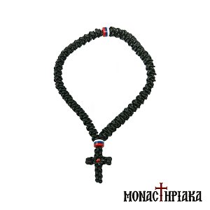 Κομποσχοίνι Δερμάτινο Πλεκτό 50άρι