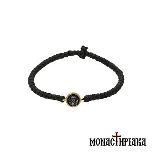 Waxy Prayer Rope for the Wrist with Saint Spyridon