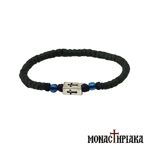 Κομποσκοίνι Κερωμένο με Μεταλικό Σταυρό