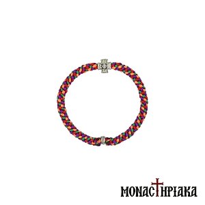 Κομποσκοίνι Πολύχρωμο με Σταυρό