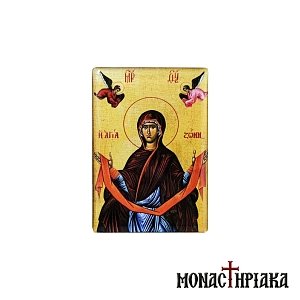 Magnet with Virgin Mary Holy Belt