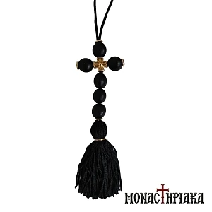 Black Cross for Car with Tassel