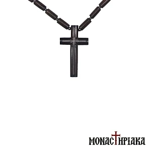 Wooden Neck Cross with Wooden Chain