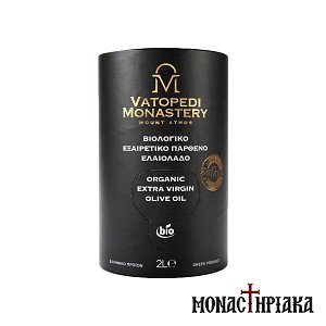 Organic Extra Virgin Olive Oil of the Vatopedi Monastery - 2lt.